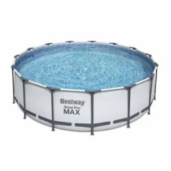 Bestway Piscine Tubulaire Hors Sol Come Grise, Ronde 457x122cm Avec Pompe De -Plage Équipement Magasin piscine tubulaire hors sol come grise ronde 457x122cm avec pompe de 1