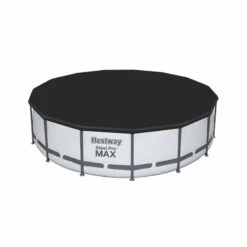 Bestway Piscine Tubulaire Hors Sol Come Grise, Ronde 457x122cm Avec Pompe De -Plage Équipement Magasin piscine tubulaire hors sol come grise ronde 457x122cm avec pompe de 2