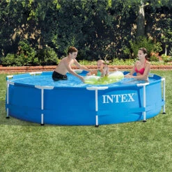 Intex Piscine Tubulaire Metal Frame Ronde 3,05 X 0,76 M -Plage Équipement Magasin piscine tubulaire metal frame ronde 305 x 076 m 2