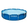 Intex Piscine Tubulaire Metal Frame Ronde 3,66 X 0,76 M