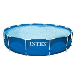Intex Piscine Tubulaire Metal Frame Ronde 3,66 X 0,76 M
