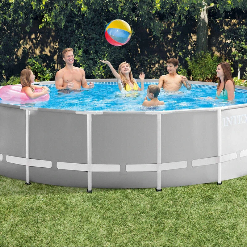 Intex Piscine Tubulaire Prism Frame Ronde 4,57 X 1,22 M 5 Intex Piscine Tubulaire Prism Frame Ronde 4,57 X 1,22 M – Image 3