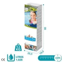 Intex Piscine Tubulaire Ronde 2,44 X 0,51 M -Plage Équipement Magasin piscine tubulaire ronde 244 x 051 m 5