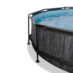 EXIT TOYS Piscine Wood ø300x76cm Avec Pompe Filtrante -Plage Équipement Magasin piscine wood o300x76cm avec pompe filtrante 1