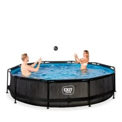EXIT TOYS Piscine Wood ø360x76cm Avec Pompe Filtrante -Plage Équipement Magasin piscine wood o360x76cm avec pompe filtrante 3