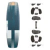 PLANCHE DE KITESURF "TWIN TIP 500" CARBONE - 136X40,5CM (PADS ET STRAPS INCLUS) -Plage Équipement Magasin planche de kitesurf twin tip 500 carbone 136x405cm pads et straps inclus