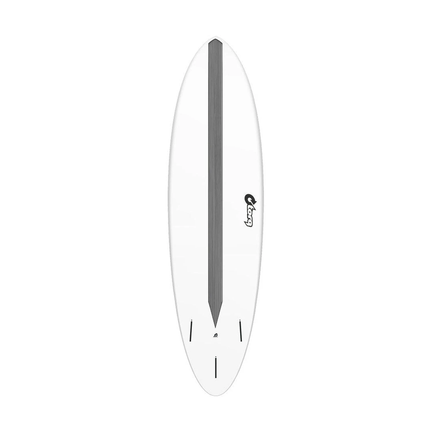 Planche De Surf Funboard Torq TET CS White/Carbon Strip 7'6 4 Planche De Surf Funboard Torq TET CS White/Carbon Strip 7'6 – Image 2
