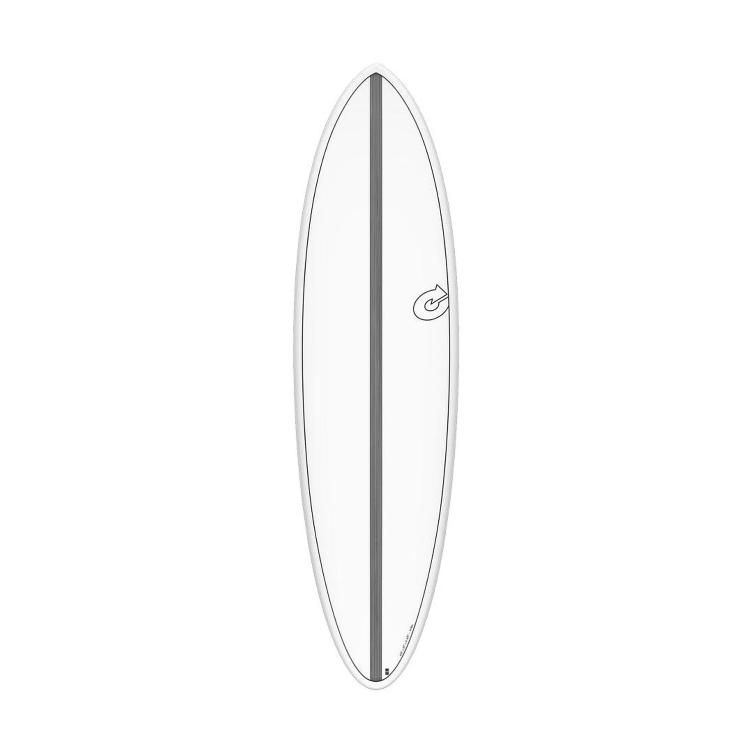 Planche De Surf Funboard Torq TET CS White/Carbon Strip 7'6 3 Planche De Surf Funboard Torq TET CS White/Carbon Strip 7'6