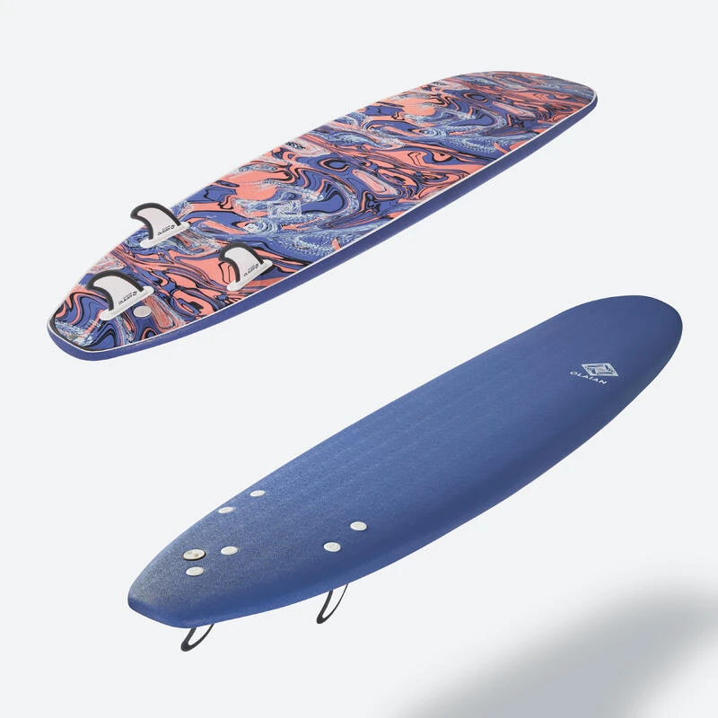 Planche De Surf Mousse 7'8" - 500 Bleu 5 Planche De Surf Mousse 7'8" - 500 Bleu – Image 3
