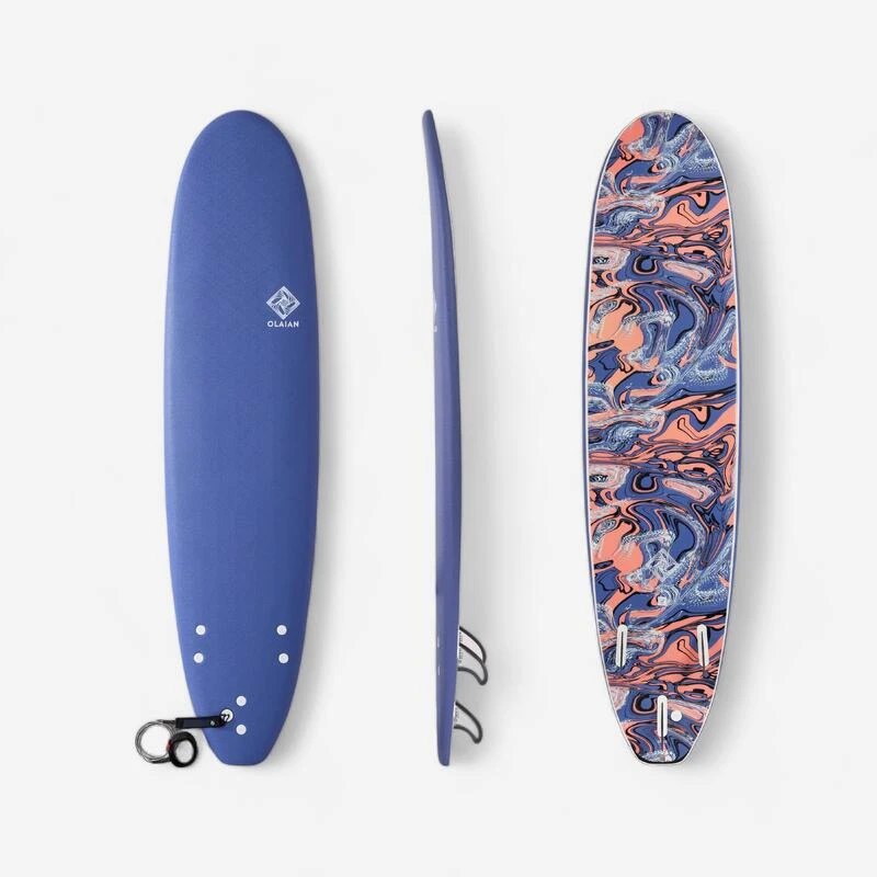 Planche De Surf Mousse 7'8" - 500 Bleu 3 Planche De Surf Mousse 7'8" - 500 Bleu