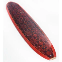 Planche Surf Longboard AQSS Vintage Log Maroon 9'0 -Plage Équipement Magasin planche surf longboard aqss vintage log maroon 90 2