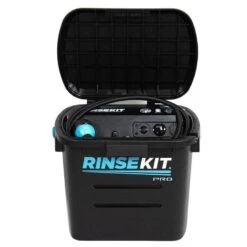 RINSEKIT PRO PACK - Douche Portable Autonome (avec Batterie) + Heater - Black -Plage Équipement Magasin rinsekit pro pack douche portable autonome avec batterie heater black 2