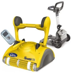 Dolphin Robot De Piscine Fond, Parois Et Ligne D'eau + Télécommande Et Chariot -Plage Équipement Magasin robot de piscine fond parois et ligne deau telecommande et chariot 1