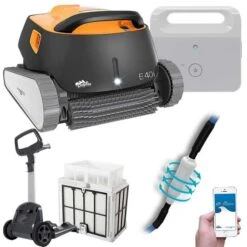 Dolphin Robot Electrique De Piscine Fond, Parois Et Ligne D'eau Avec Chariot -Plage Équipement Magasin robot electrique de piscine fond parois et ligne deau avec chariot 2