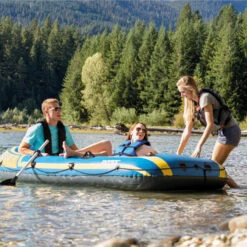 Intex Set Bateau 3 Personnes - Challenger 3 -Plage Équipement Magasin set bateau 3 personnes challenger 3 3