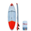 STAND UP PADDLE GONFLABLE DE SURF 500 / 8' ROUGE 135 L -Plage Équipement Magasin stand up paddle gonflable de surf 500 8 rouge 135 l