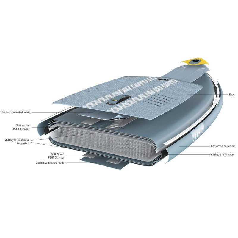 STAND UP PADDLE GONFLABLE DE SURF 500 / 8' ROUGE 135 L 6 STAND UP PADDLE GONFLABLE DE SURF 500 / 8' ROUGE 135 L – Image 4