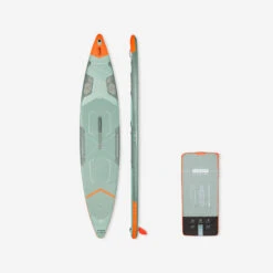 Stand Up Paddle Gonflable Tandem En Dropstitch Renforcé (15' -35"- 6") Vert