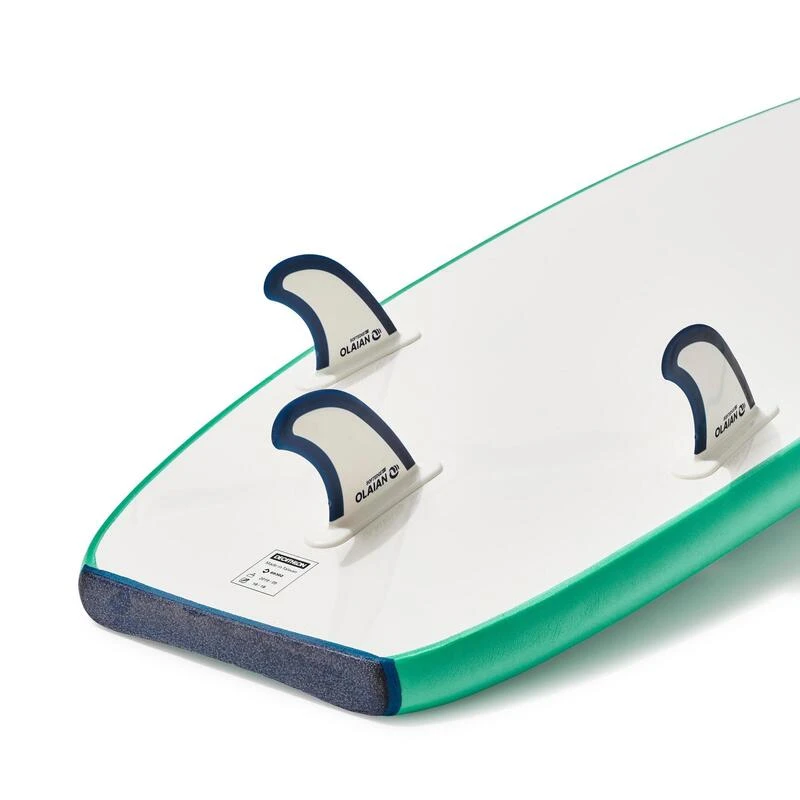 SURF MOUSSE 100 7'5" - Livré Avec Un Leash Et 3 Ailerons 10 SURF MOUSSE 100 7'5" - Livré Avec Un Leash Et 3 Ailerons – Image 8