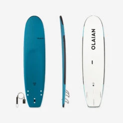 SURF MOUSSE 100 Renforcé 8'2" 100 L + Leash